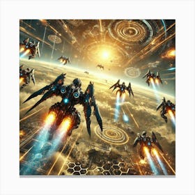 Helios Guardians Role Converted Canvas Print