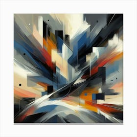 Abstract Cityscape 2 Canvas Print