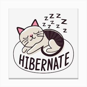 Hibernate Canvas Print