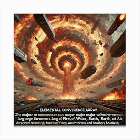 Elemental Convergence Array Offensive Weapon 1 Canvas Print