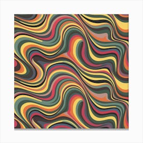 Abstract Wavy Pattern 11 Canvas Print