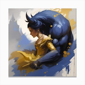 Beauty is the Beast Canvas Print