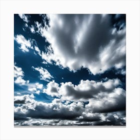 Cloudy Sky 20 Canvas Print