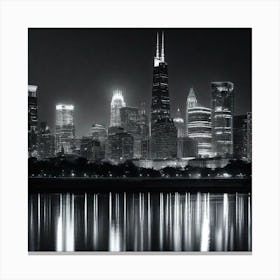 Chicago Skyline 5 Canvas Print
