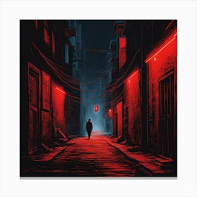 Dark Alley Canvas Print