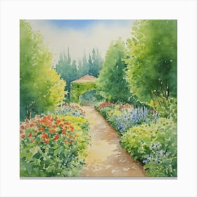 Garden Path Canvas Print