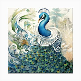 Peacock 6 Canvas Print