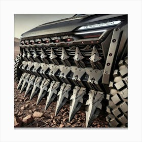 A Detailed View Of The Terraform Blade Front Bumper Canvas Print