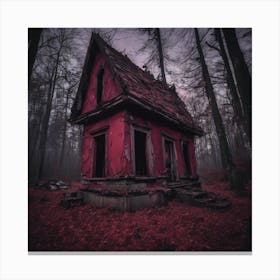 Abandoned House In The Woods Canvas Print