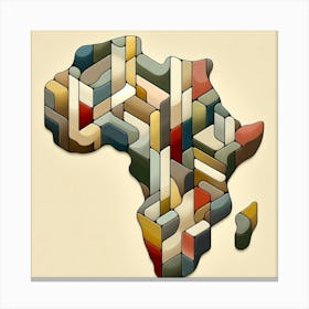 Veins of Africa Canvas Print