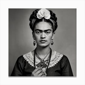 frida kahlo a captiving mexican Canvas Print