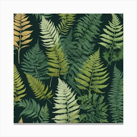 Default Potten Ferns Art 1 Canvas Print