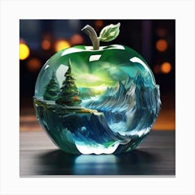 Apple In The Forest 1 Canvas Print