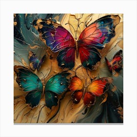 Butterfly Painting 2 Canvas Print