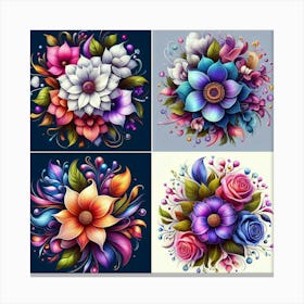 Floral Bouquet 2 Canvas Print