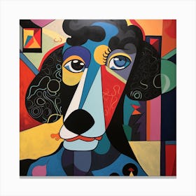 Abstract Dog 4 Canvas Print