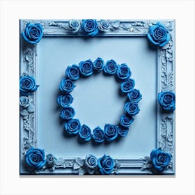 Blue Roses 19 Canvas Print