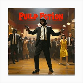 Leonardo Diffusion Xl Pulp Fiction Dance 2 Canvas Print