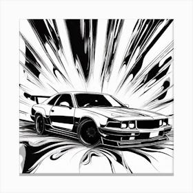 Nissan Gtr Canvas Print