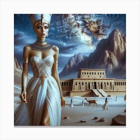 Egyptian queen Canvas Print