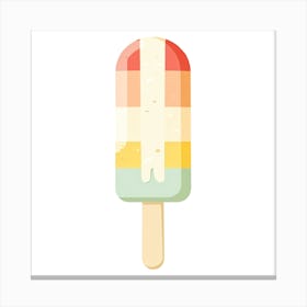 Popsicle Vector Illustration Canvas Print