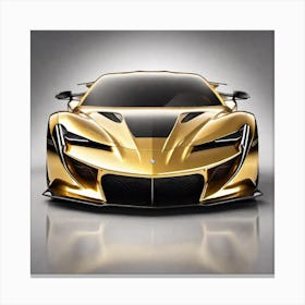 Golden Mclaren 5 Canvas Print