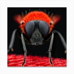 Close Up Of A Fly Canvas Print