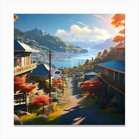 Queens Town New Zealand Canvas Print