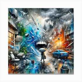 Rainy Day Canvas Print