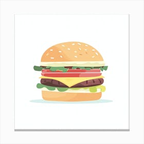 American Burger (24) Canvas Print