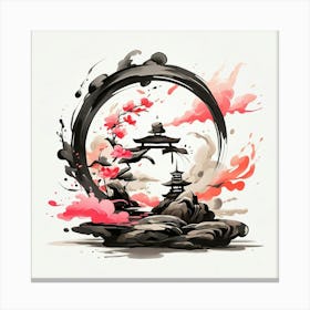 Asian Painting Canvas Print
