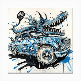 Dragon Car 1 Canvas Print