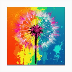 Pop Art Dandelion Canvas Print