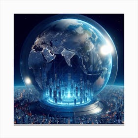 Futuristic World 6 Canvas Print