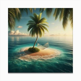 Island retreat Canvas Print