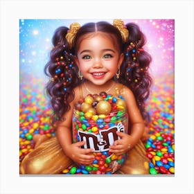 M&M'S Girl Canvas Print