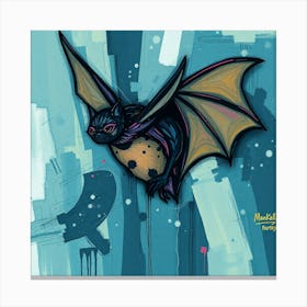 Bat In Flight Canvas Print