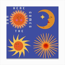 Here Comes The Sun Canvas Print