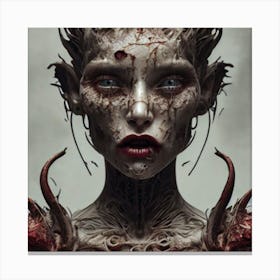 Demon Woman Canvas Print