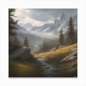 Mountain Landscape 46 Canvas Print
