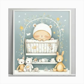 Default Nap Time Nursery Art 1 Canvas Print