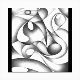 Abstract Drawing Canvas Print