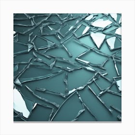 Broken Glass 22 Canvas Print