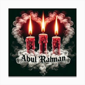 Abul Raman 2 Canvas Print