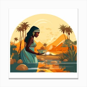 Egyptian Woman 10 Canvas Print