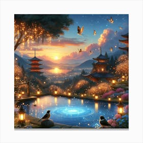 Asian Landscape Painting 3 Canvas Print