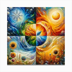 Four Seasons Canvas Print