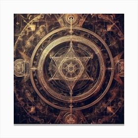 Occult Symbol 1 Canvas Print