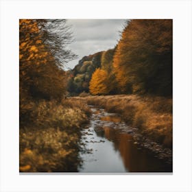 Autumn River 3 Canvas Print