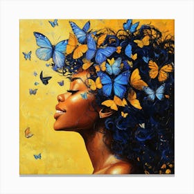 Butterfly Woman 6 Canvas Print